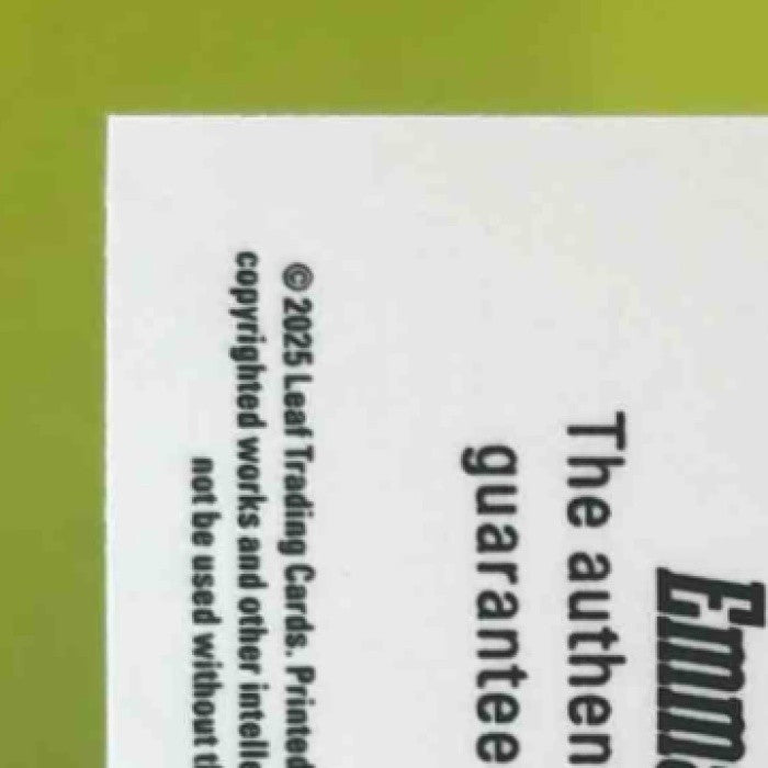 2025 Leaf Metal Emmanuel Rodriguez Top 100 Prismatic Purple 2/10 #T-ER1 Auto - Sports Cards