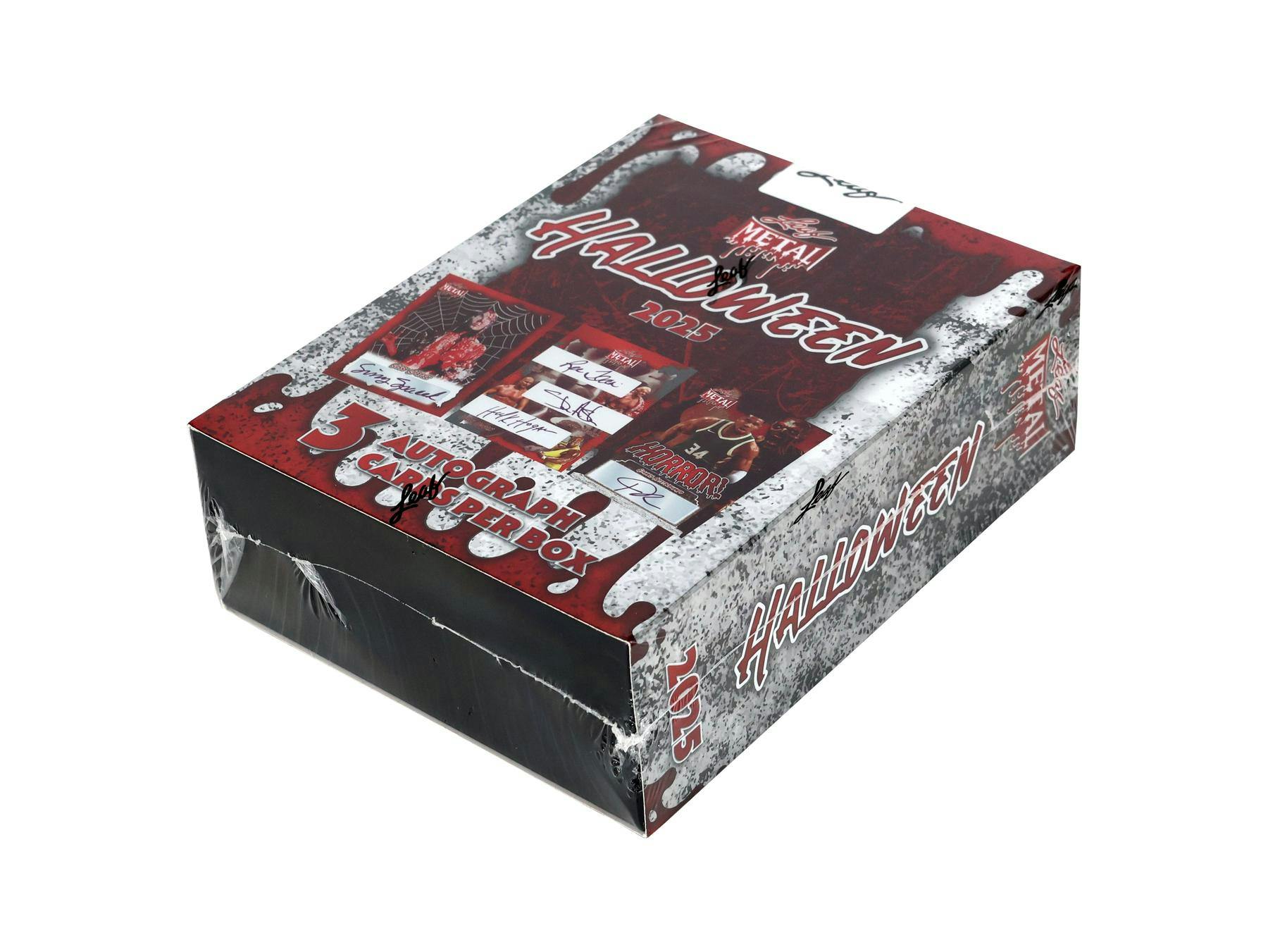 2025 Leaf Metal Halloween Hobby Box (3 Autos) Multi-Sport Entertainment - Hobby Box