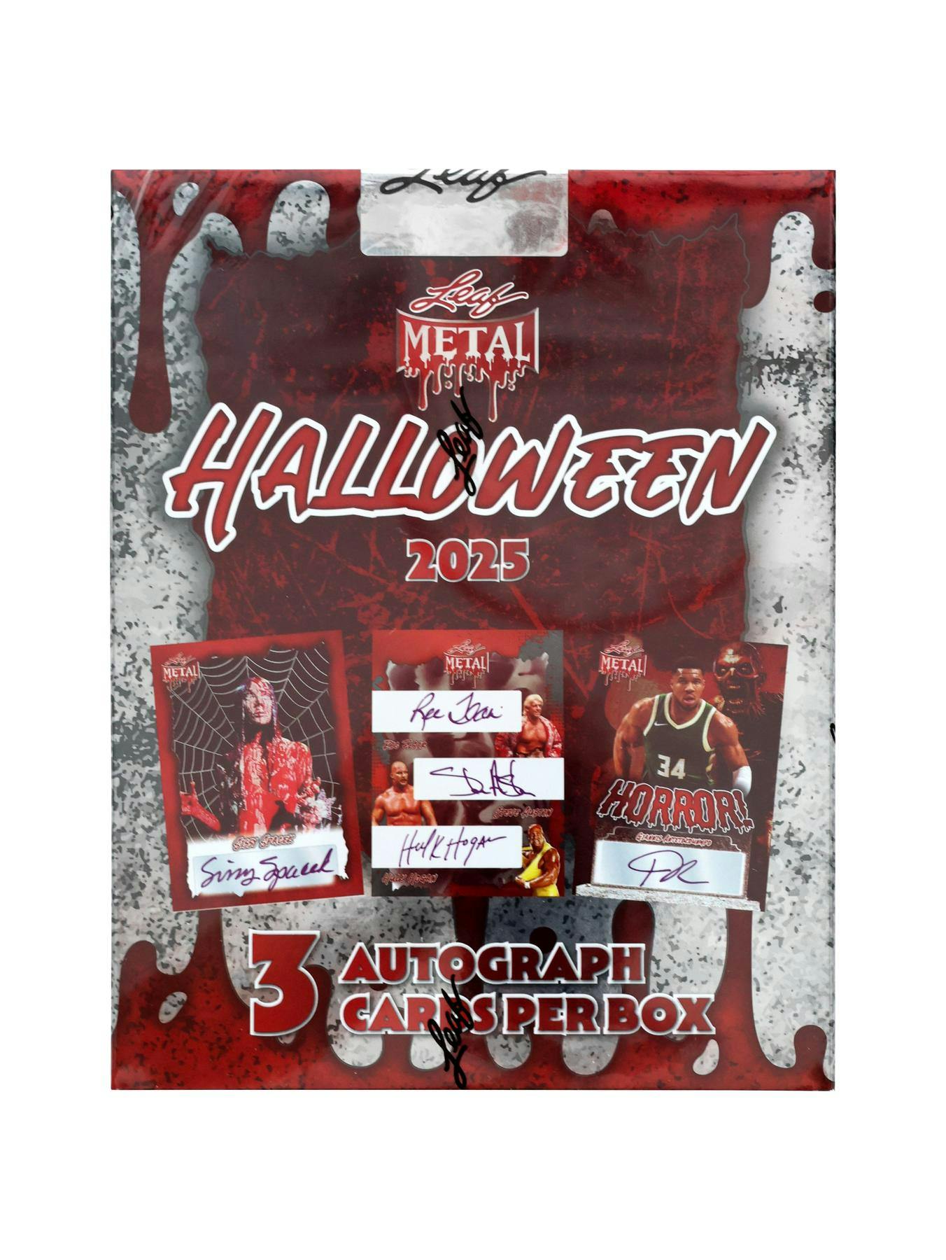 2025 Leaf Metal Halloween Hobby Box (3 Autos) Multi-Sport Entertainment - Hobby Box