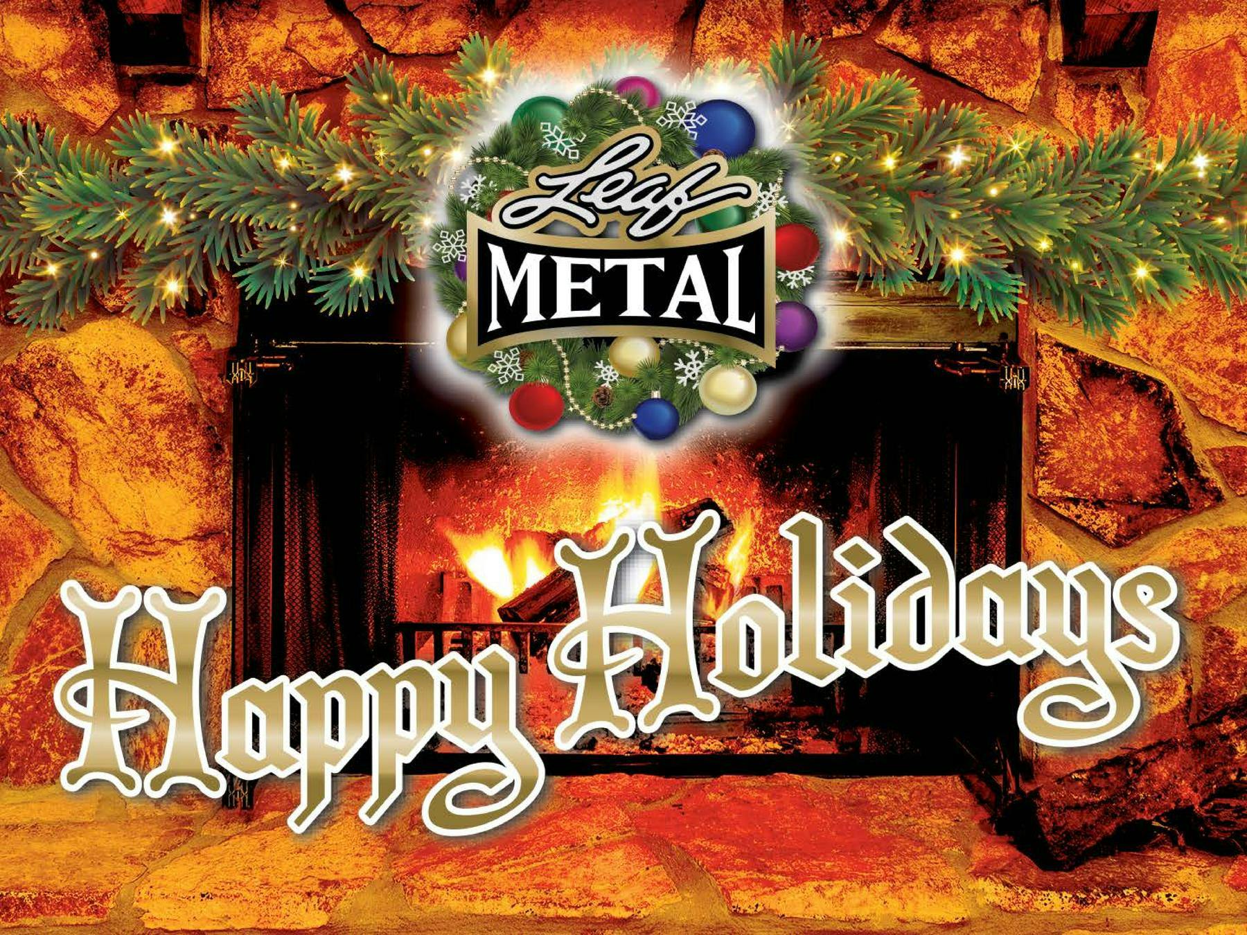 2025 Leaf Metal Happy Holidays Hobby Box (3 Autos) Multi-Sport Entertainment - Hobby Box