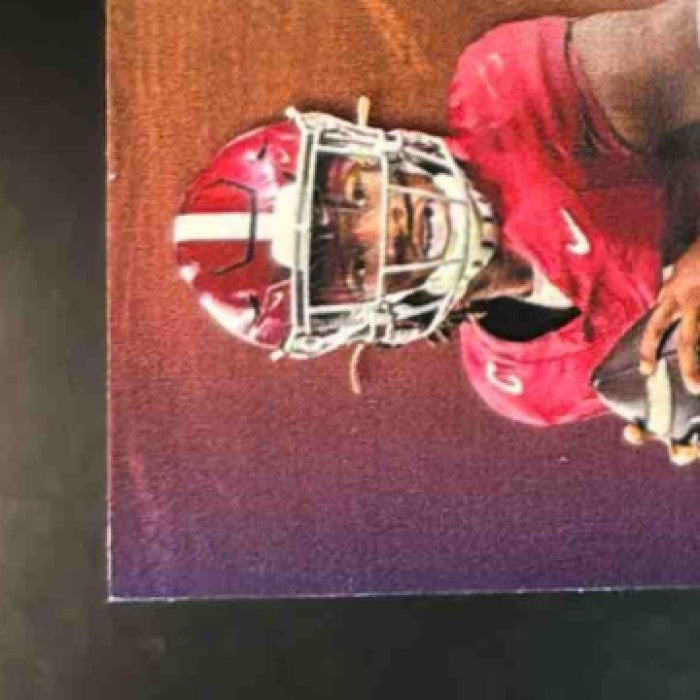 2025 Leaf Metal Jalen Milroe Chalk it Up Sparkle Silver Auto /10 #CU-JM1 Auto - Sports Cards
