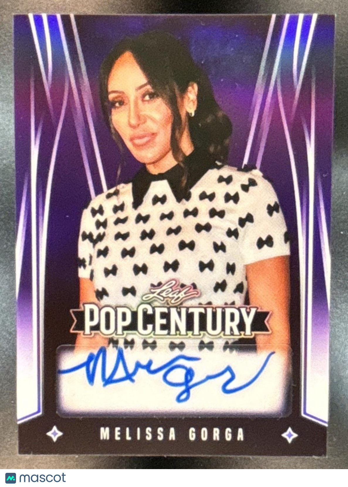 2025 Leaf Metal Pop Century Melissa Gorga Auto /6 #BA-MG3 - Non-Sports Cards