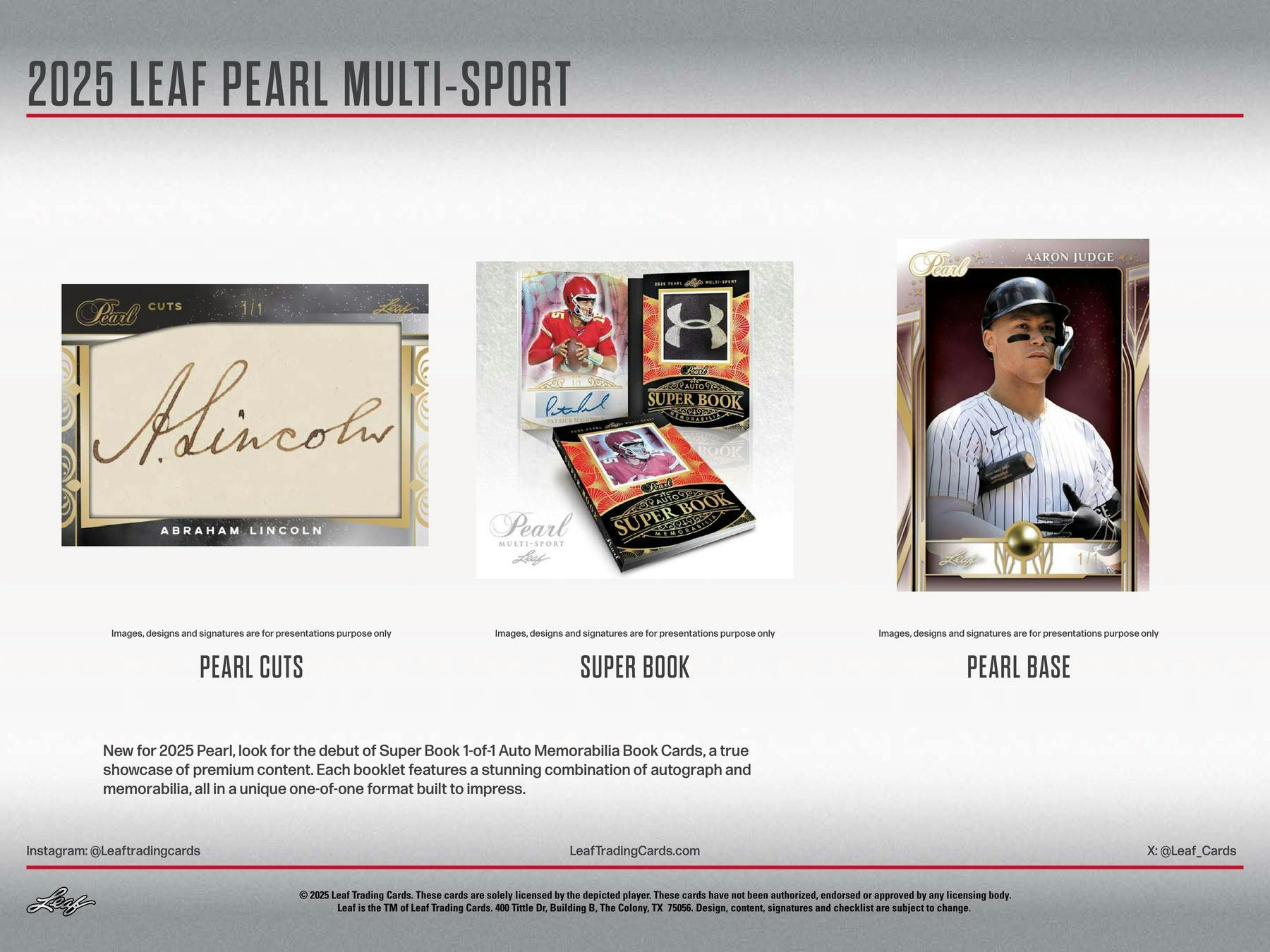 2025 Leaf Pearl Multisport Hobby Box - Hobby Box