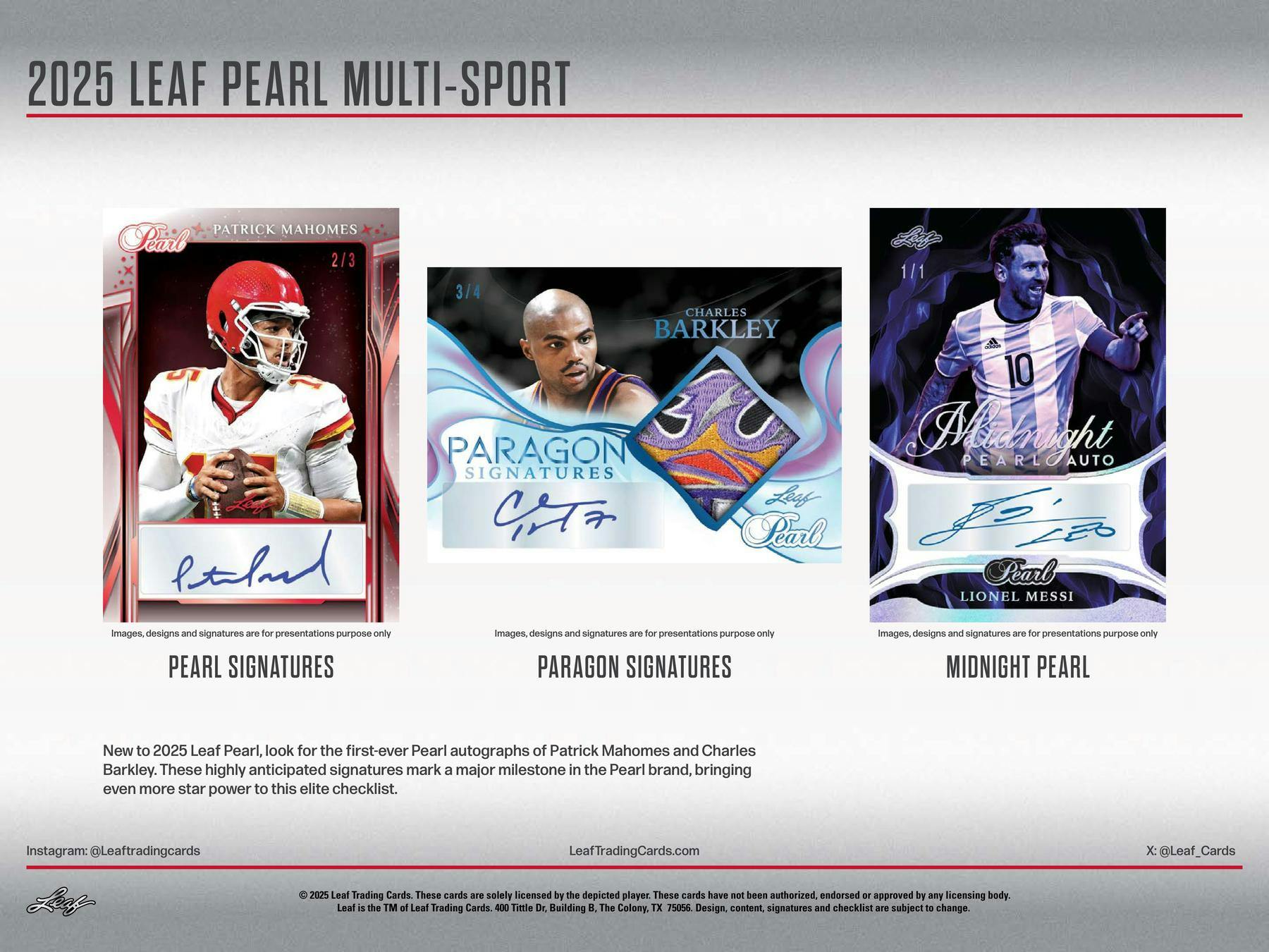 2025 Leaf Pearl Multisport Hobby Box - Hobby Box