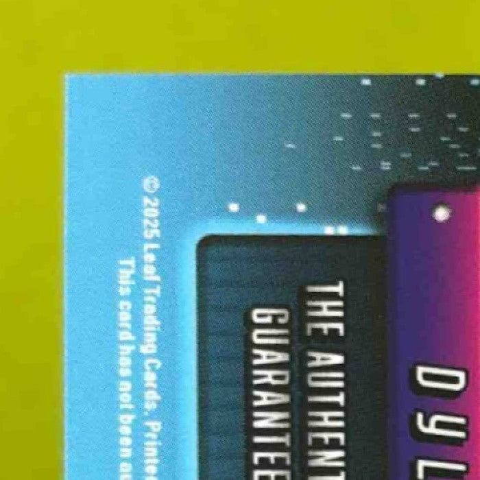 2025 Leaf Seasons In The Sun Dylan Crews Future Foundation /5 Auto Senators - Sports Cards