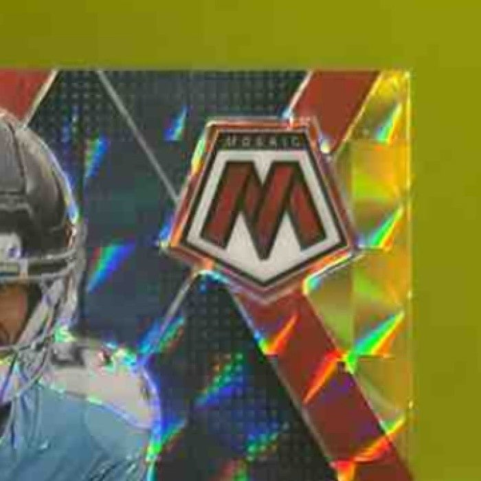2025 Mosaic Elic Ayomanor Fusion Red & Yellow Prizm /89 RC Tennessee Titans - Sports Cards