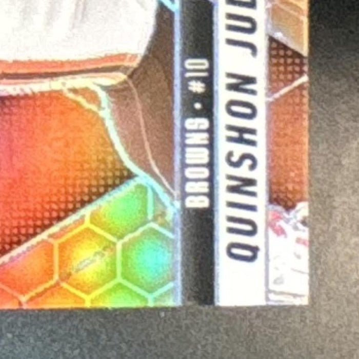 2025 Mosaic Quinshon Judkins Rookies Honeycomb Prizm #365 RC Cleveland Browns - Sports Cards