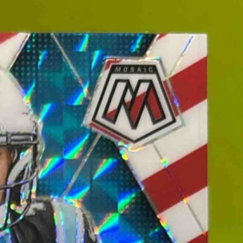 2025 Mosaic Red and White Stripe Prizm Tetairoa McMillan 309 RC - Sports Cards