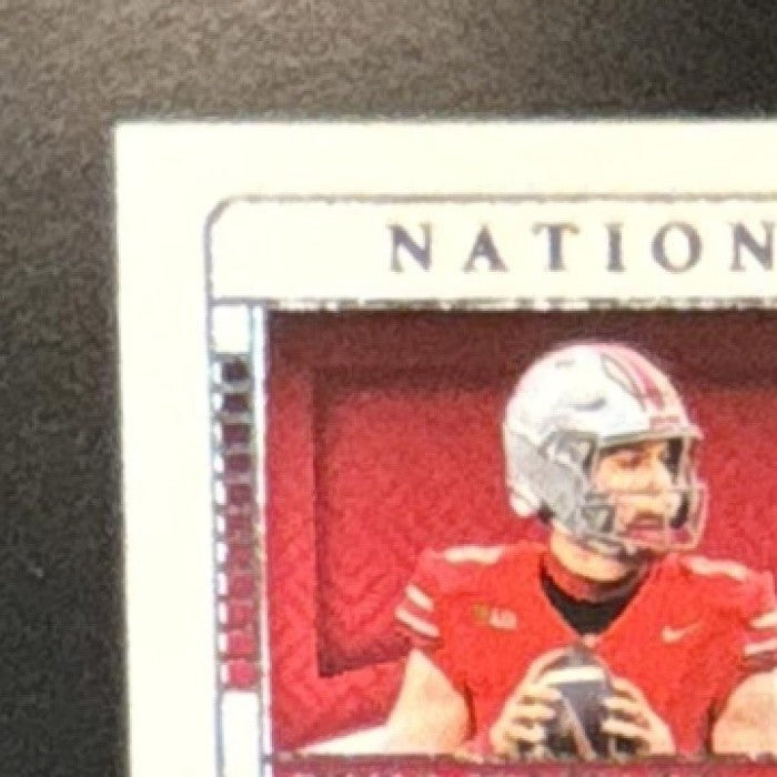 2025 National Treasures College Quad Patch Howard Judkins Egbuka Henderson /99 - Sports Cards