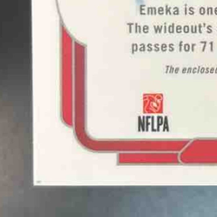 2025 National Treasures Collegiate Emeka Egbuka Rookie Silhouette Patch /99 MEM - Sports Cards
