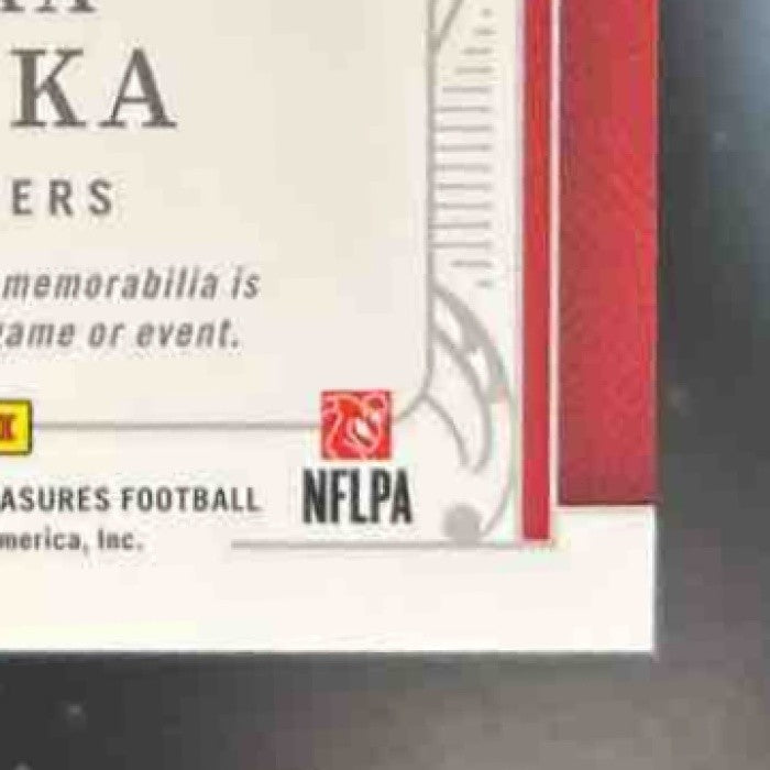 2025 National Treasures Emeka Egbuka Tremendous Treasures /99 MEM RC Buccaneers - Sports Cards
