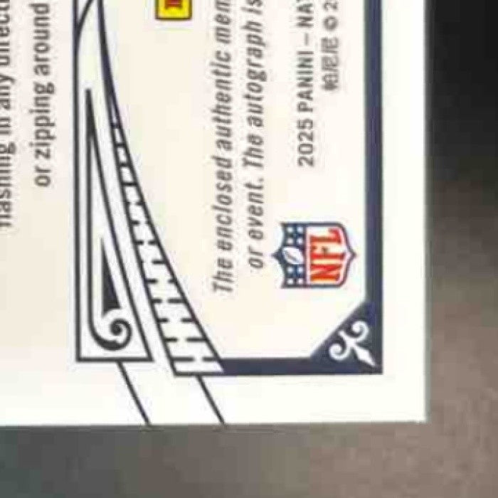 2025 National Treasures TreVeyon Henderson Quad Patch Auto /99 MEM RC Patriots - Sports Cards