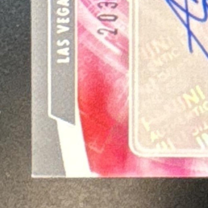 2025 Panini Absolute Ashton Jeanty Premiere Patch Auto /399 MEM RC Raiders - Sports Cards