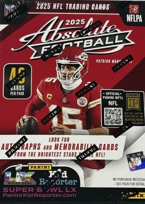 2025 Panini Absolute Football HOBBY Blaster Box (Purple Parallels) - NFL Hobby