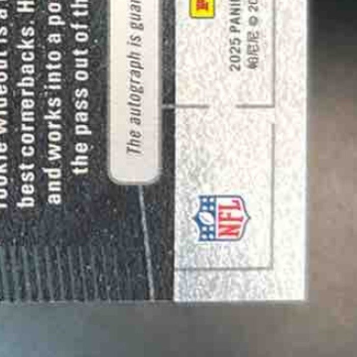 2025 Panini Black Matthew Golden Rookies Auto Sapphire /50 #160 RC Packers - Sports Cards