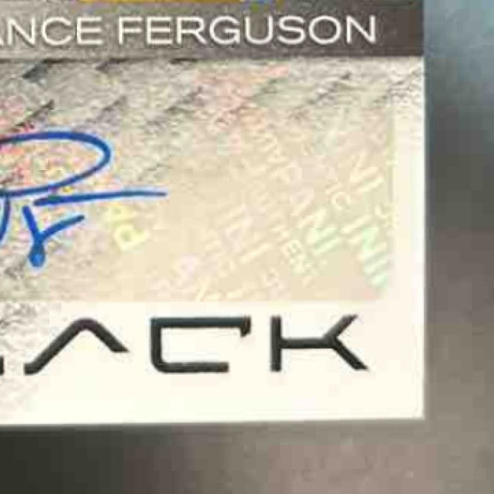 2025 Panini Black Terrance Ferguson Dual Patch Auto /149 MEM RC Auto Rams - Sports Cards