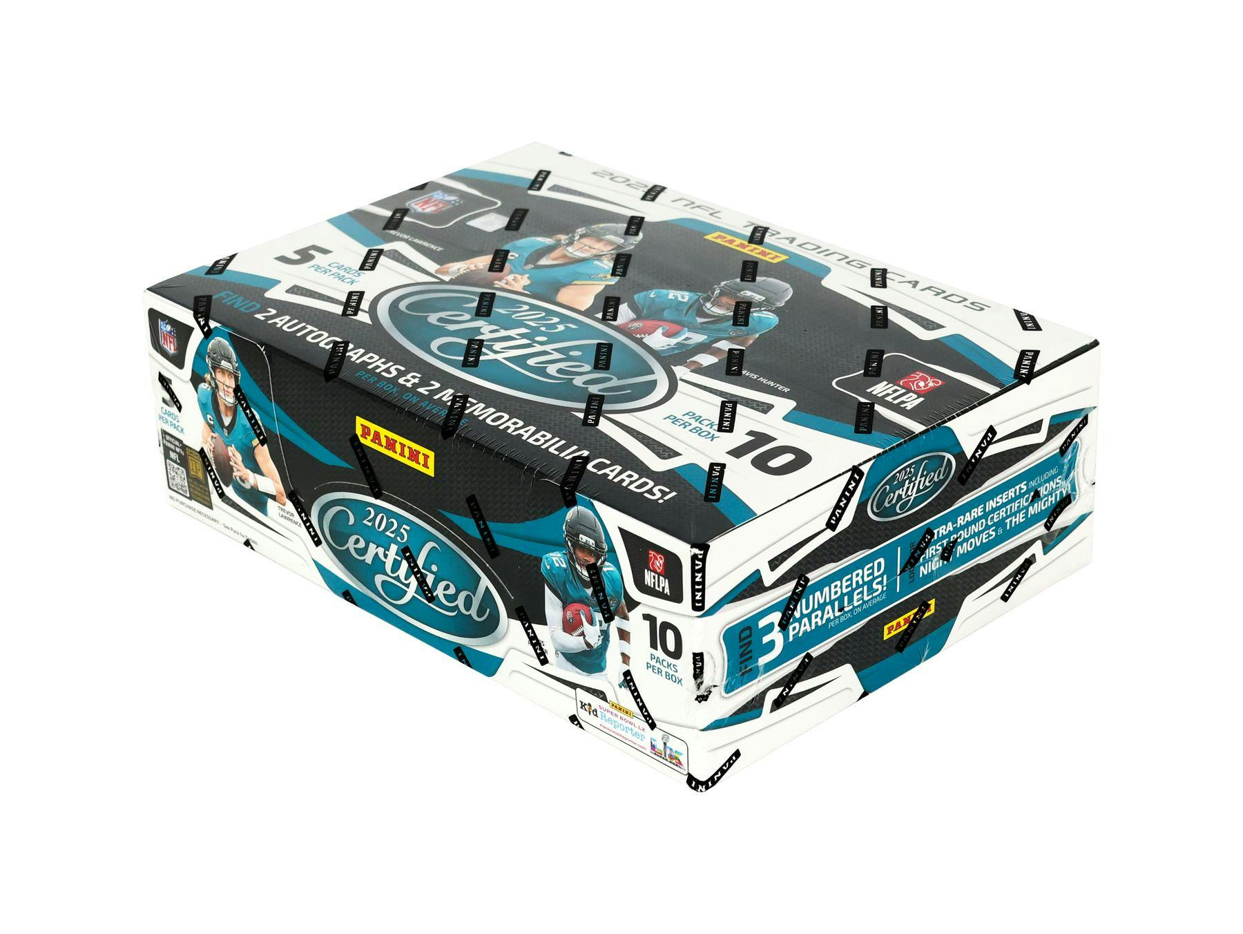 2025 Panini Certified Football Hobby Box (2 Auto / 2 Mem) - NFL Hobby Box