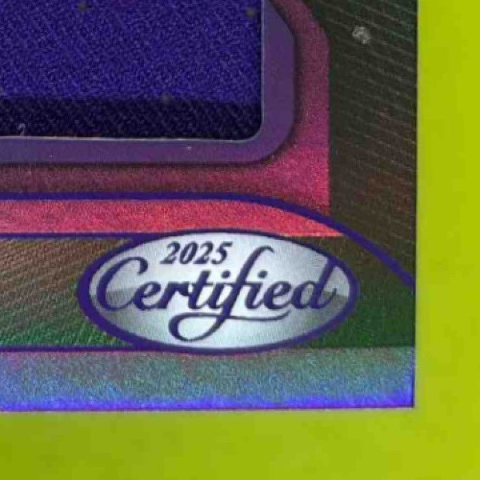 2025 Panini Certified Justin Jefferson Ballers Mirror Purple /149 MEM Vikings - Sports Cards