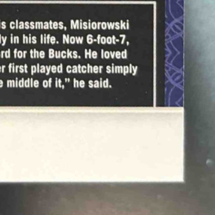 2025 Panini Crusade Jacob Misiorowski Blue #98 Milwaukee Brewers - Sports Cards