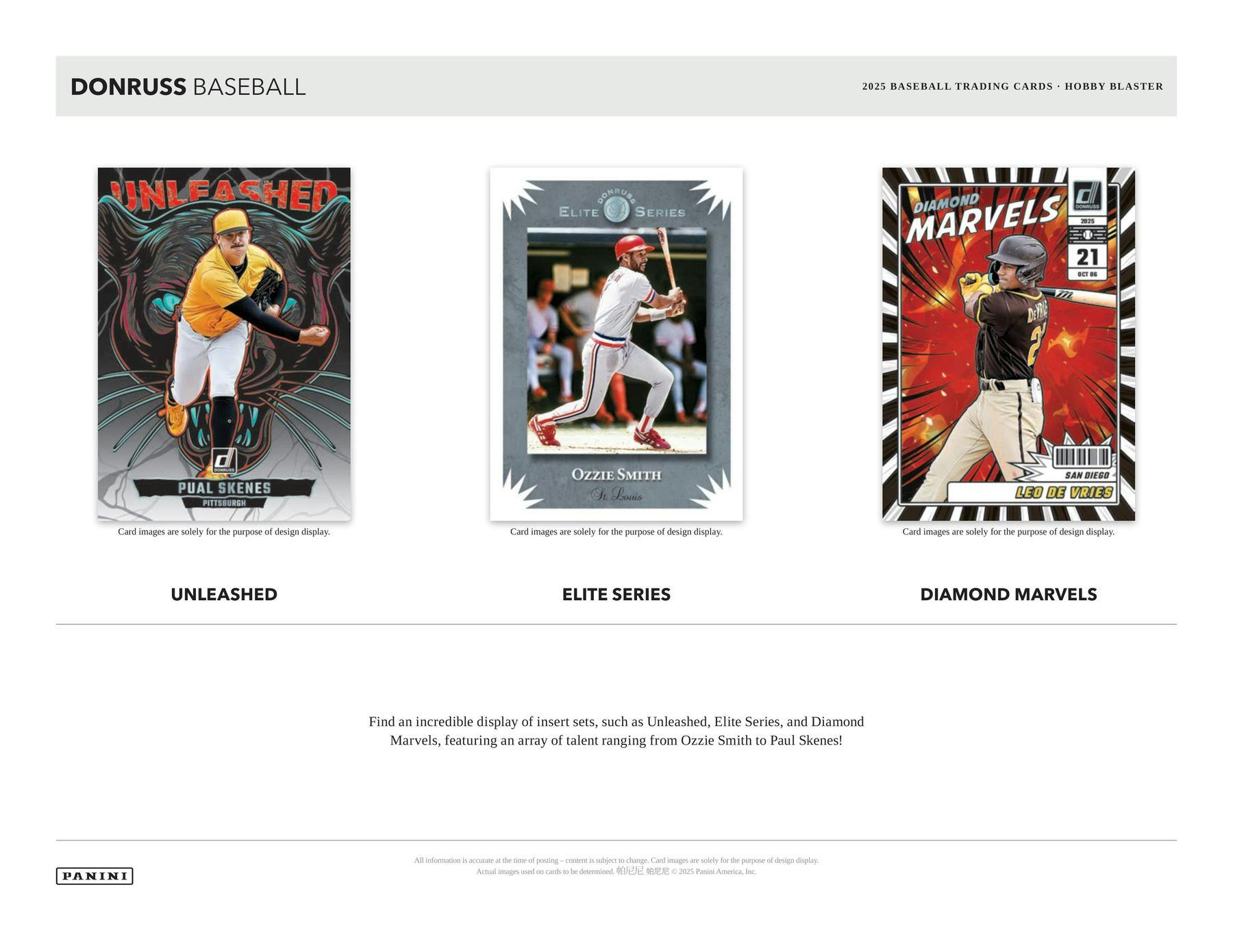 2025 Panini Donruss Baseball Hobby Blaster Box MLB Blaster Box