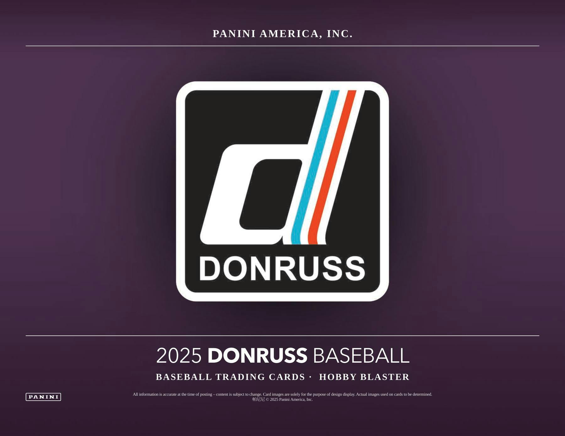 2025 Panini Donruss Baseball Hobby Blaster Box MLB Blaster Box