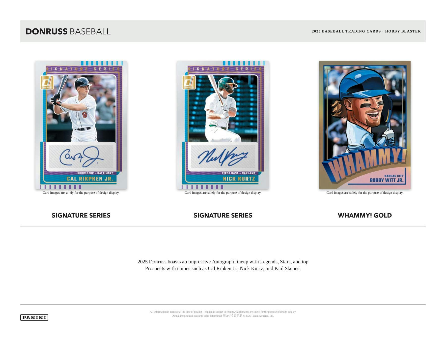 2025 Panini Donruss Baseball Hobby Blaster Box MLB Blaster Box