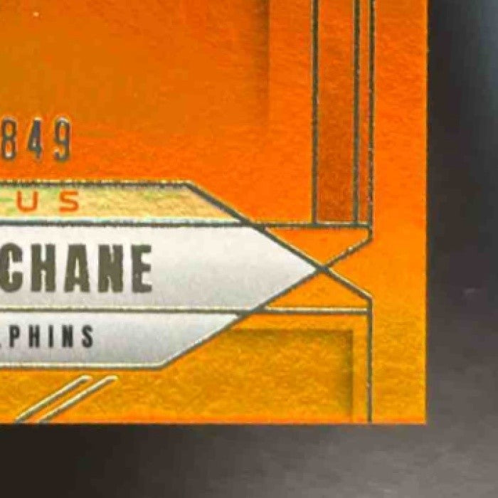 2025 Panini Donruss Elite De’Von Achane Orange /849 #44 Miami Dolphins - Sports Cards