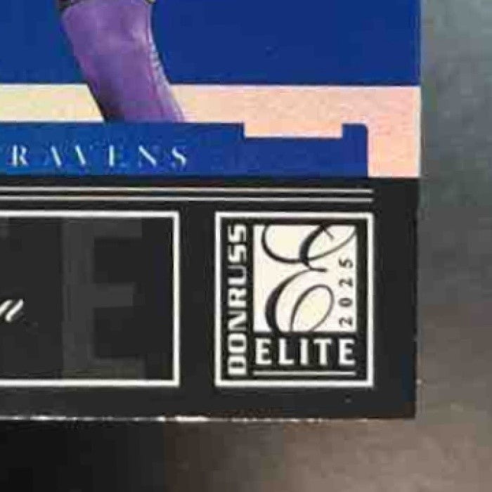 2025 Panini Donruss Elite Lamar Jackson 2007 Aspirations Die-Cut Blue /99 #25 - Sports Cards