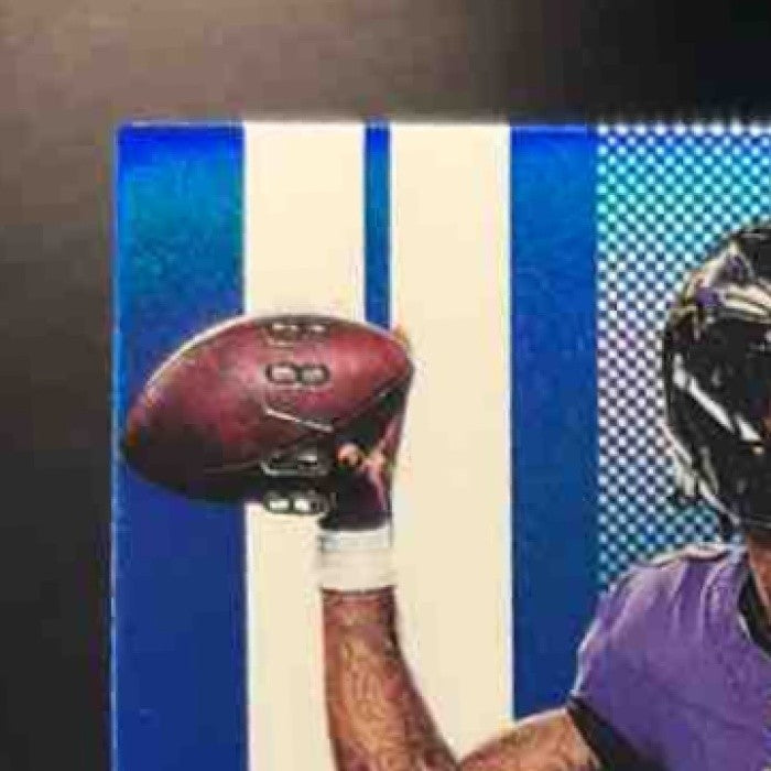 2025 Panini Donruss Elite Lamar Jackson 2007 Aspirations Die-Cut Blue /99 #25 - Sports Cards