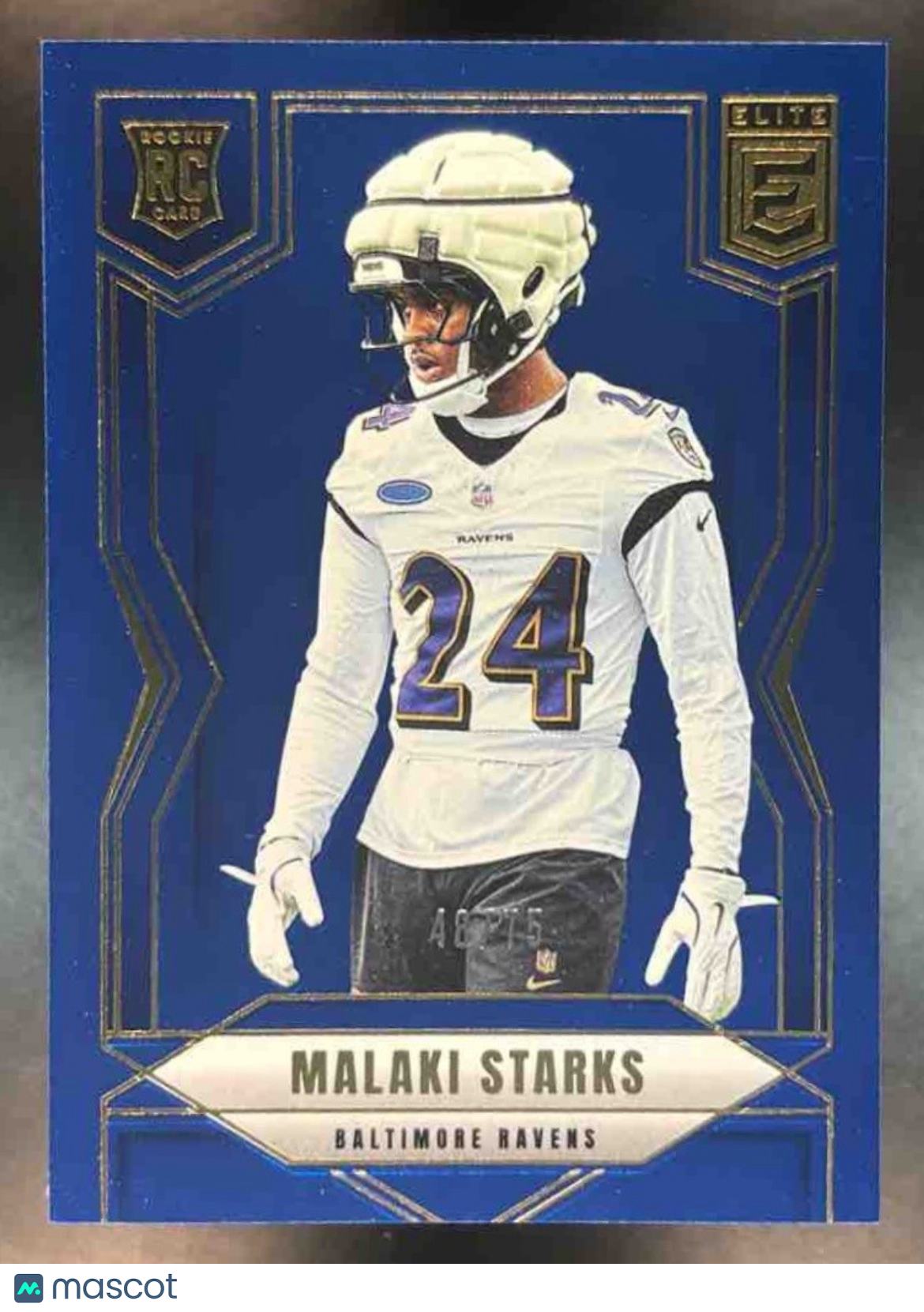 2025 Panini Donruss Elite Malaki Starks Blue /75 #130 RC Baltimore Ravens - Sports Cards