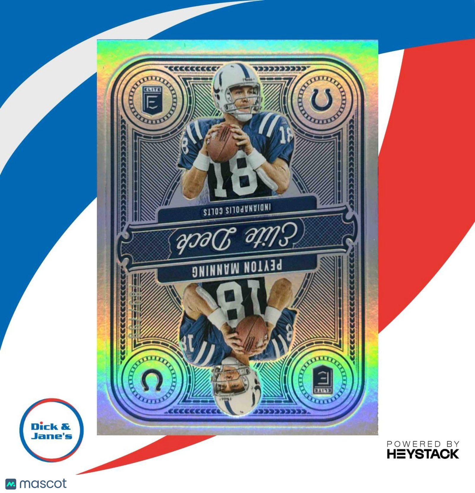 2025 Panini Donruss Elite Peyton Manning Deck /799 #15 Indianapolis Colts - Sports Cards