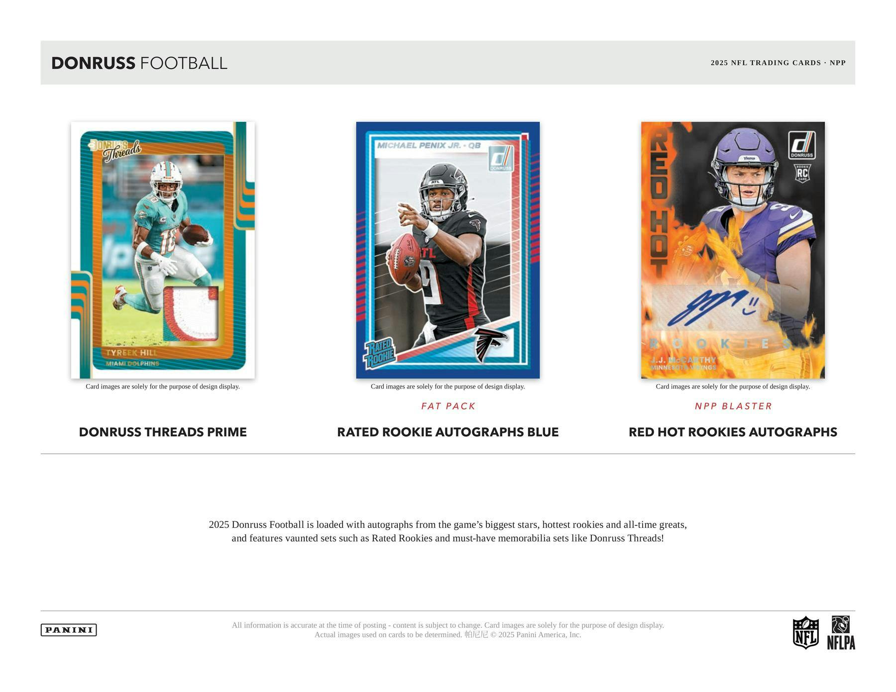2025 Panini Donruss Football Jumbo Value Box (Cello Fat Pack) Blue Parallels - NFL Blaster