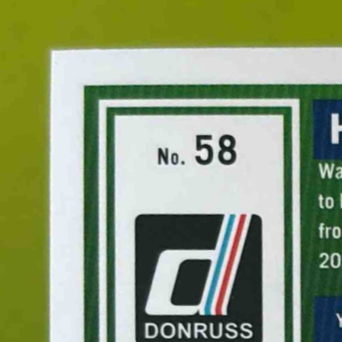 2025 Panini Donruss Hurston Waldrep Blue 88/149 #58 Rated Rookie Atlanta Braves - Sports Cards