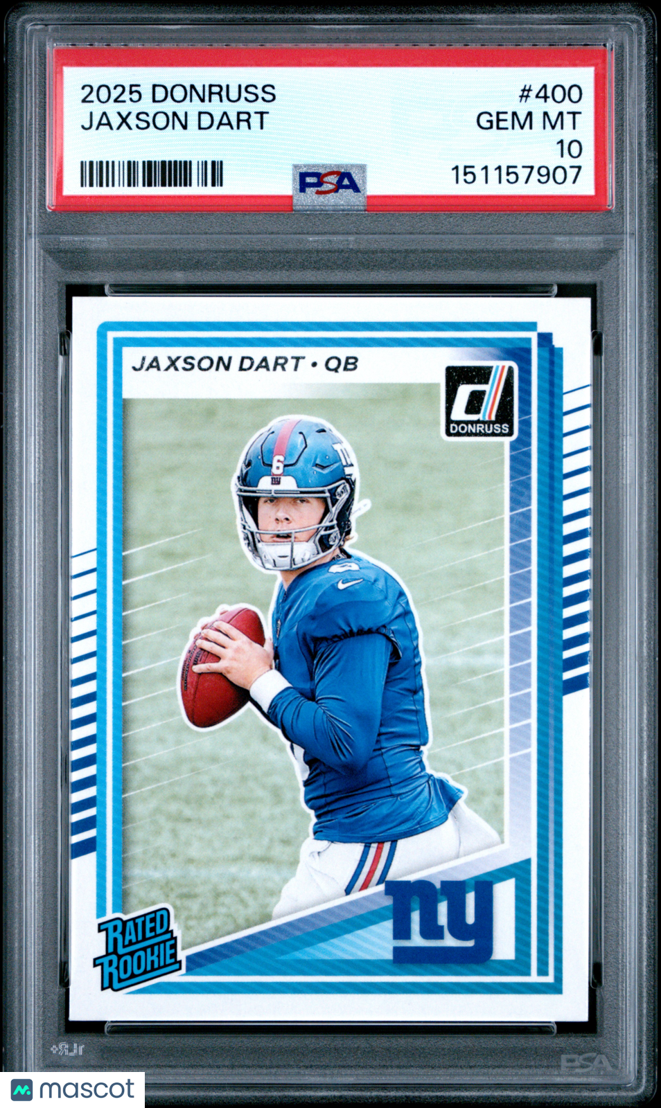 2025 Panini Donruss Jaxson Dart #400 PSA 10 - Graded Sports Cards