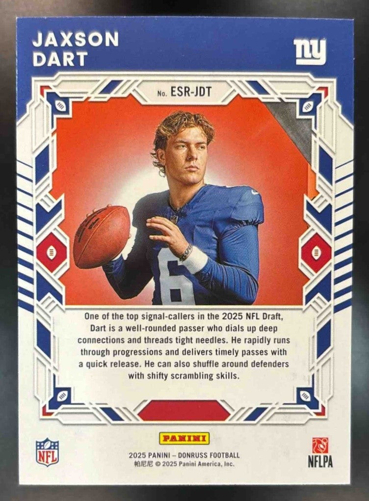 2025 Panini Donruss Jaxson Dart The Elite Series Rookies RC New York Giants - Sports Cards