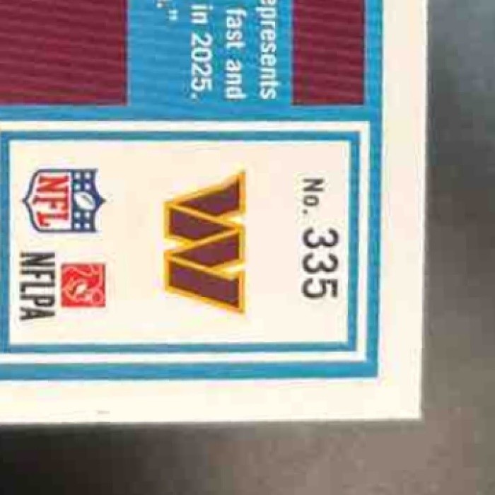 2025 Panini Donruss Jaylin Lane Auto Orange #335 RC Washington Commanders - Sports Cards