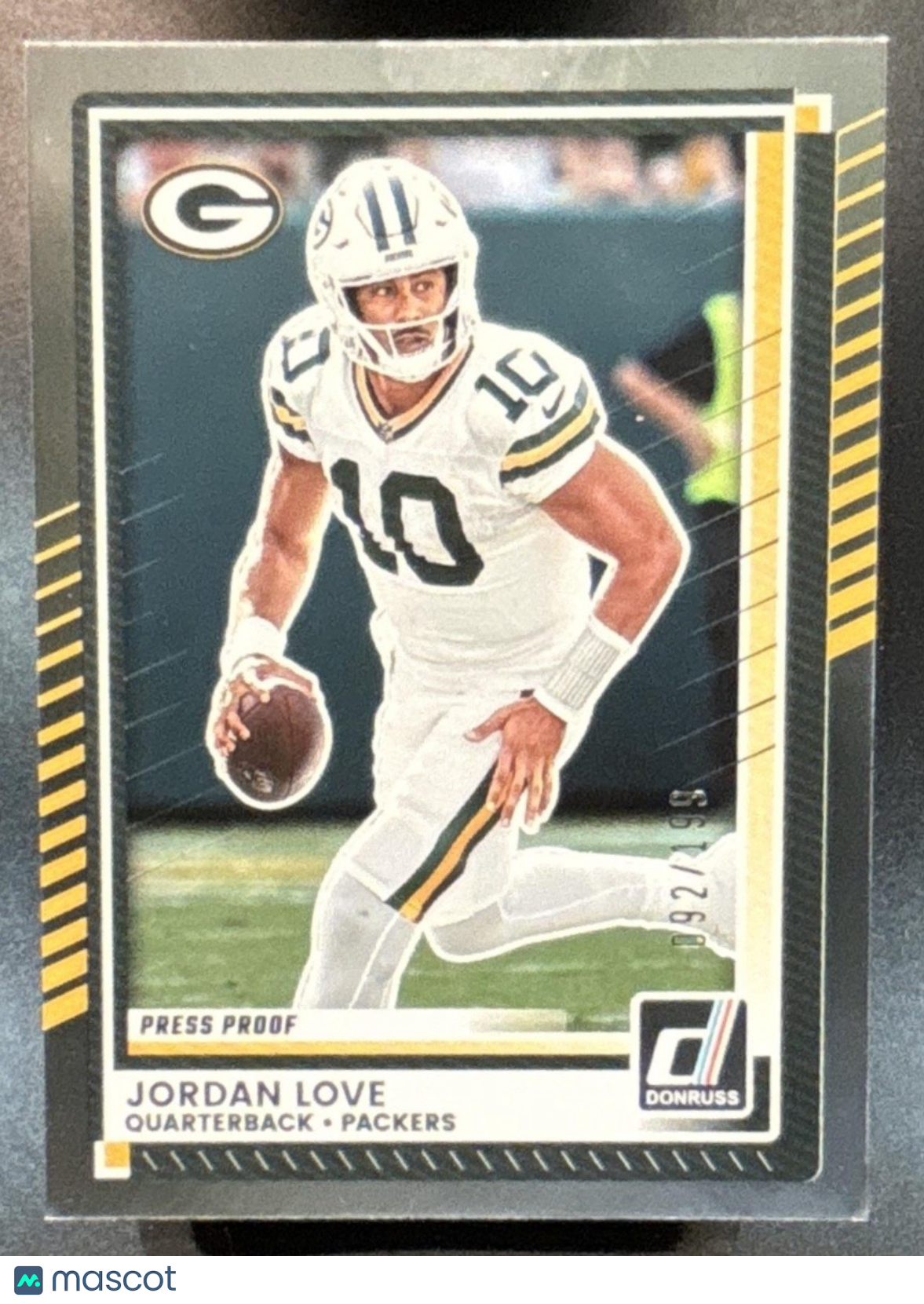 2025 Panini Donruss Jordan Love /199 #266 Green Bay Packers - Sports Cards