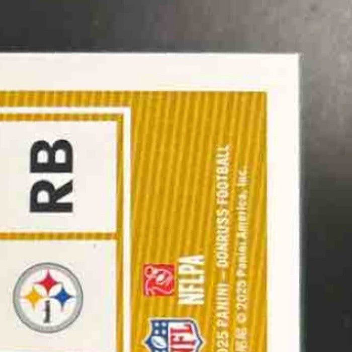 2025 Panini Donruss Kaleb Johnson The Rookies #20 RC Pittsburgh Steelers - Sports Cards