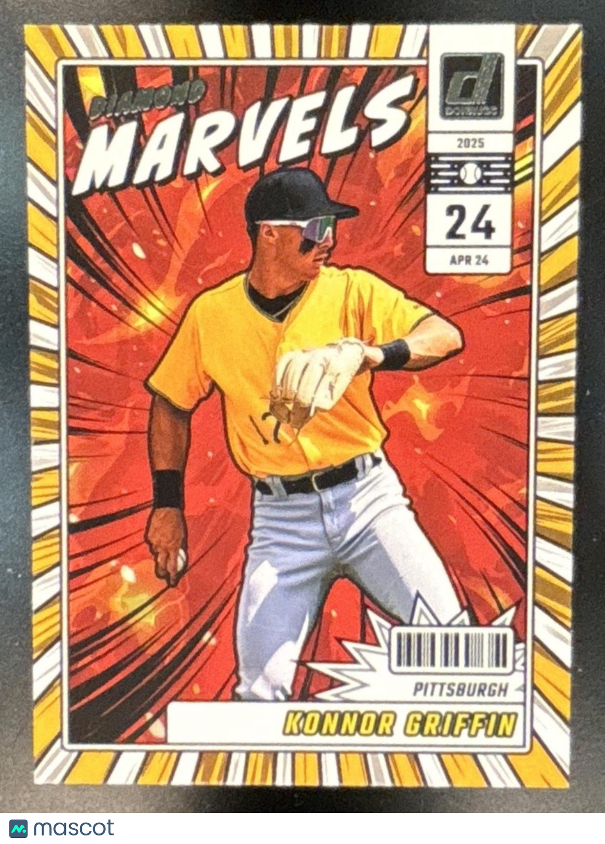 2025 Panini Donruss Konnor Griffin Diamond Marvels #5 Pittsburgh Pirates - Sports Cards
