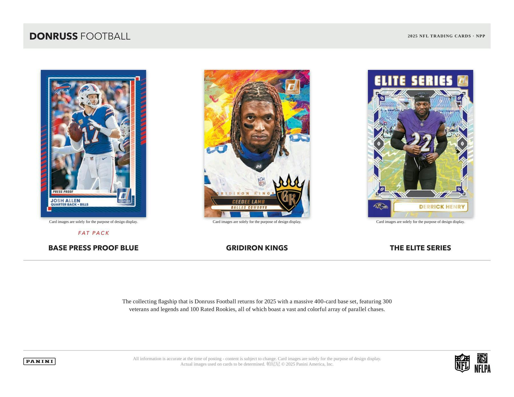 2025 Panini Donruss NFL Football Mega Box (1 Auto or Mem and Green Parallels) - NFL Blaster