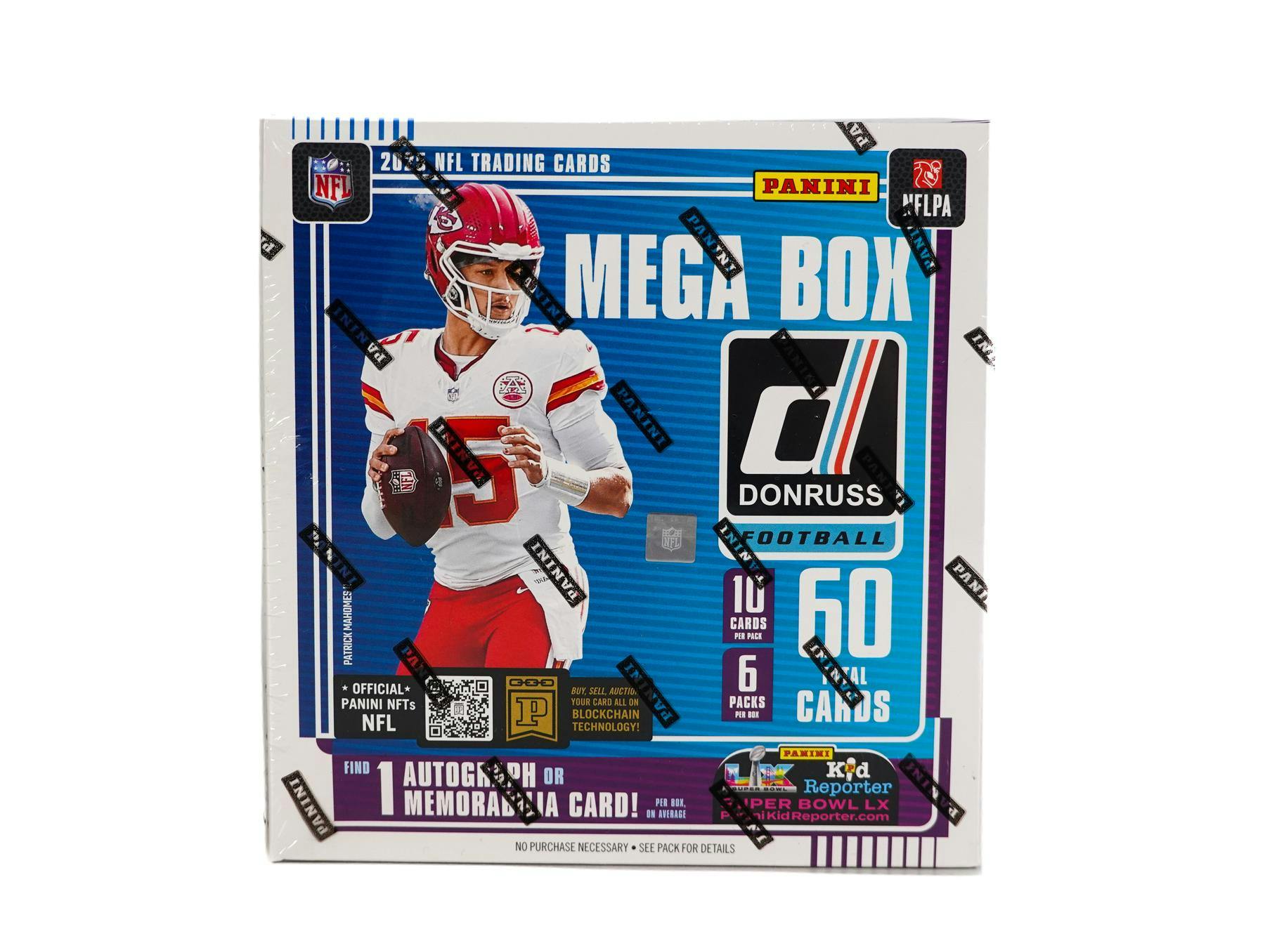 2025 Panini Donruss NFL Football Mega Box (1 Auto or Mem and Green Parallels) - NFL Blaster