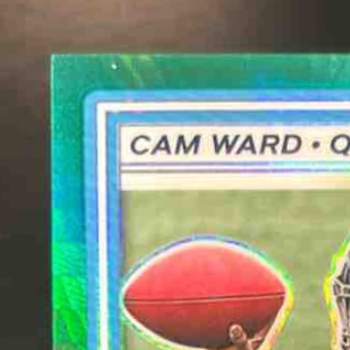 2025 Panini Donruss Optic Cam Ward Green Hyper Prizm #293 Tennessee Titans - Sports Cards