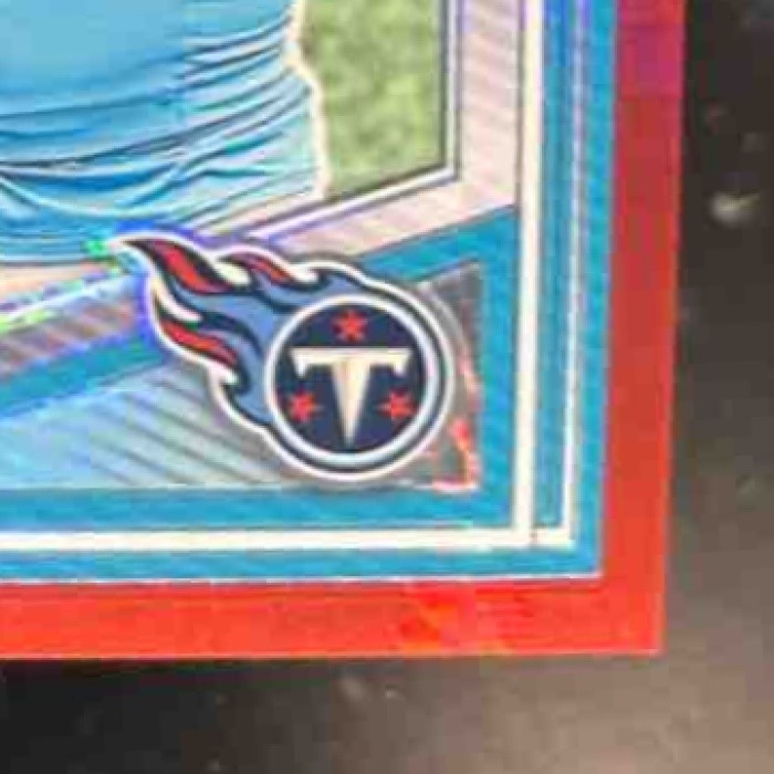 2025 Panini Donruss Optic Cam Ward Red Hyper Prizm #293 Tennessee Titans - Sports Cards
