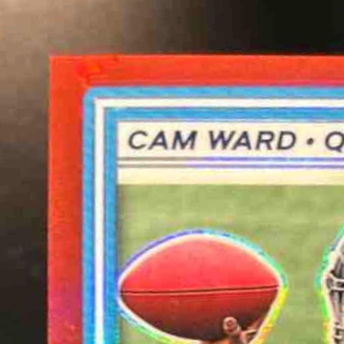 2025 Panini Donruss Optic Cam Ward Red Hyper Prizm #293 Tennessee Titans - Sports Cards