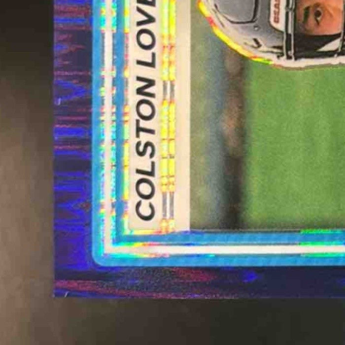2025 Panini Donruss Optic Colston Loveland Purple Shock Prizm #204 Chicago Bears - Sports Cards