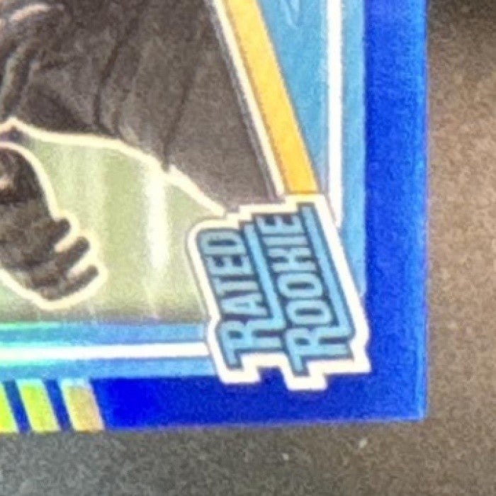 2025 Panini Donruss Optic Derrick Harmon Blue /249 #257 Pittsburgh Steelers - Sports Cards