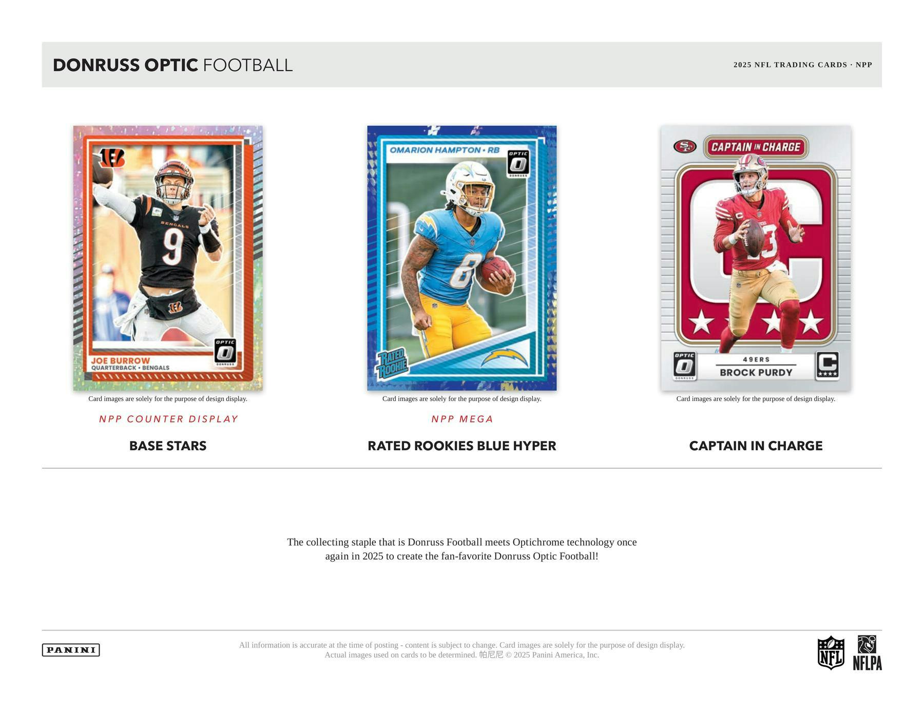 2025 Panini Donruss Optic Football Blaster Box (Purple Shock) - NFL Hobby Box