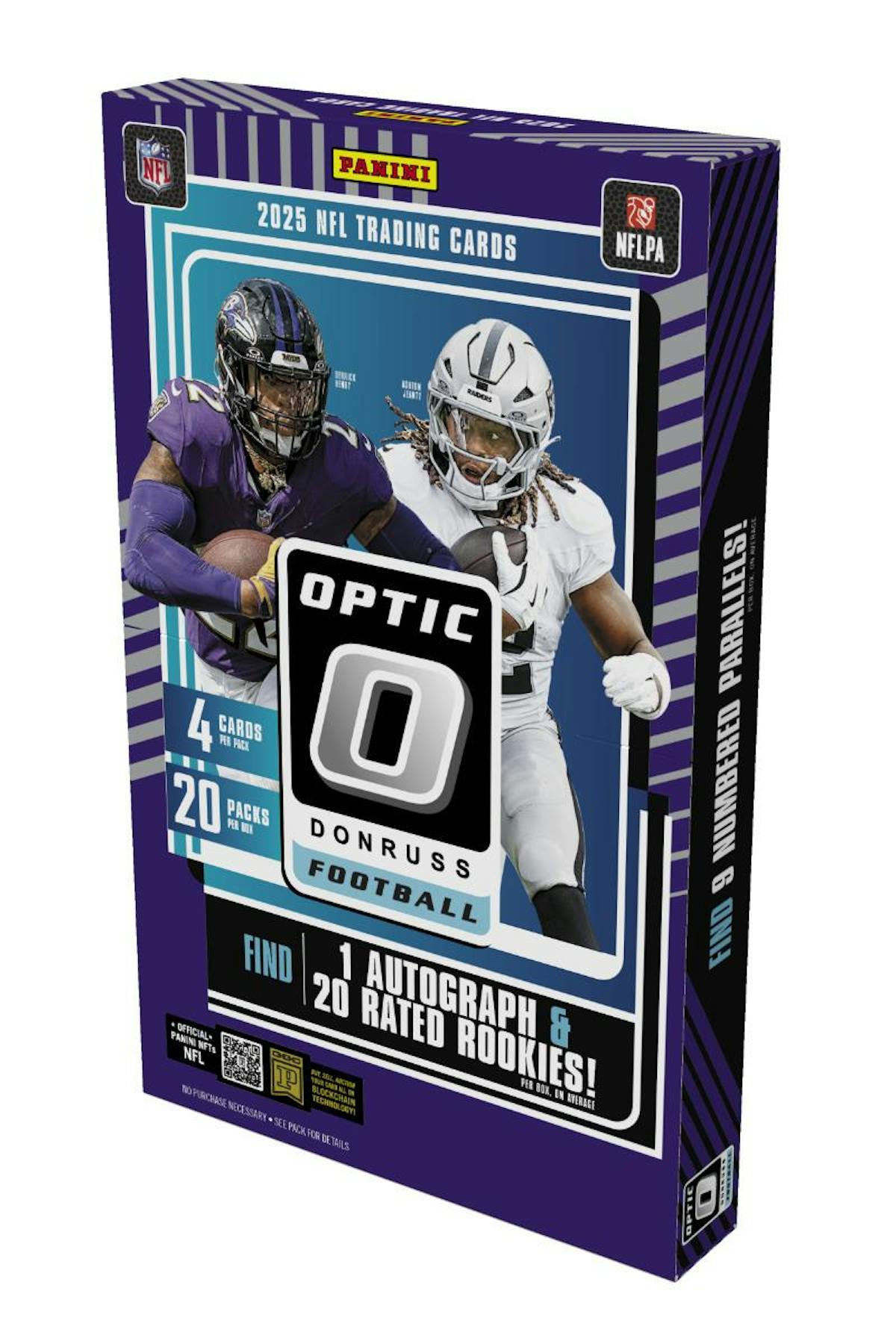 2025 Panini Donruss Optic Football Hobby Box (1 Auto / 20 Rated Rookies) - NFL Hobby Box
