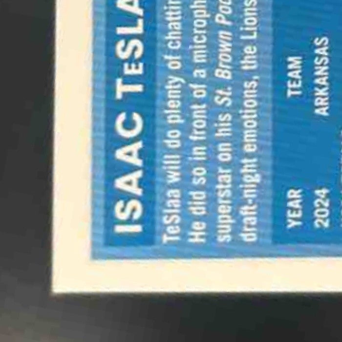 2025 Panini Donruss Optic Isaac TeSlaa Orange Prizm /299 #219 Detroit Lions - Sports Cards