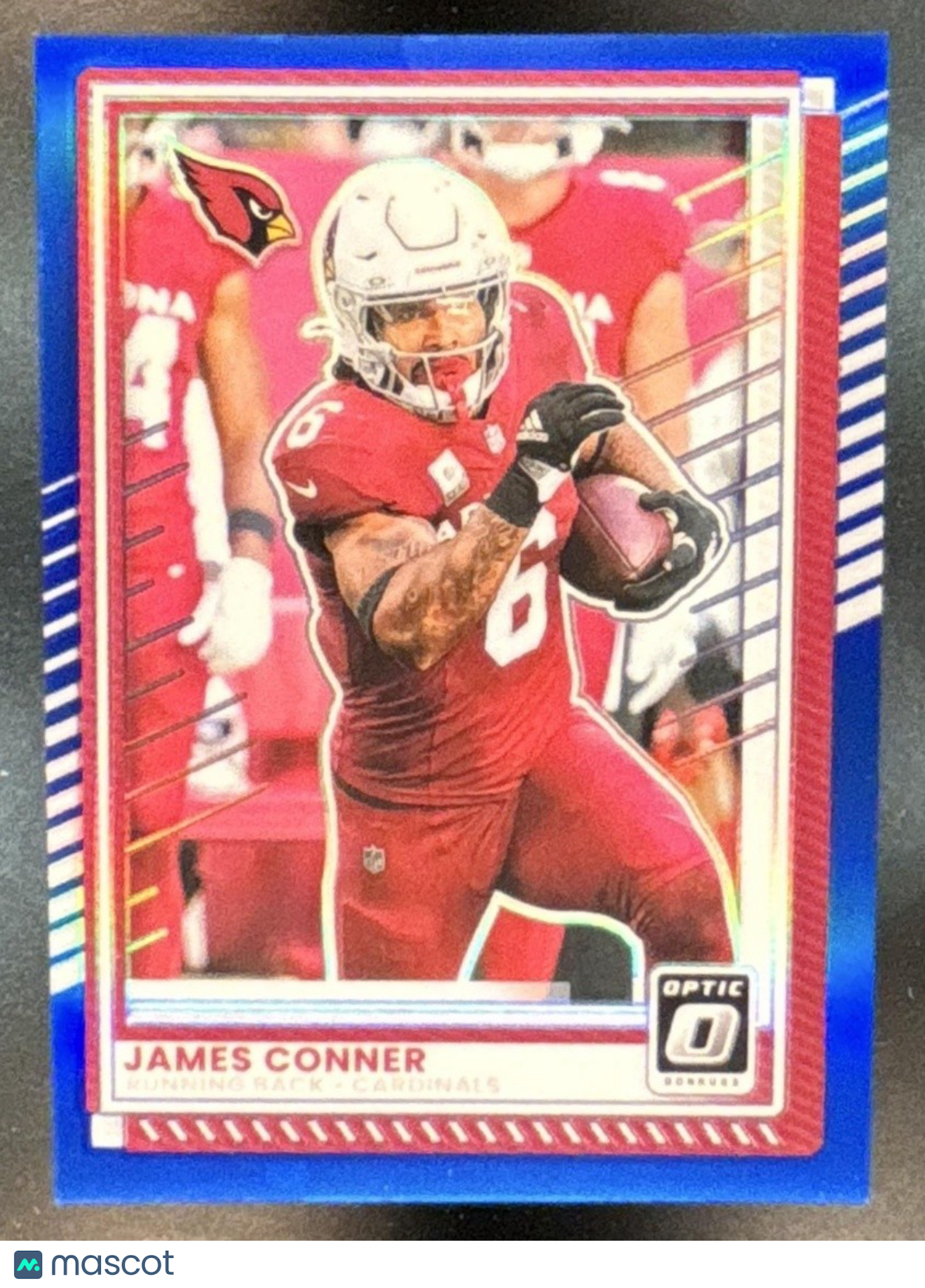 2025 Panini Donruss Optic James Conner Blue Prizm /249 #111 Arizona Cardinals - Sports Cards